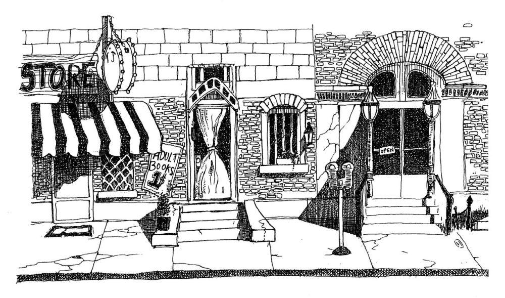Sidewalk Storefronts by dlastick on DeviantArt