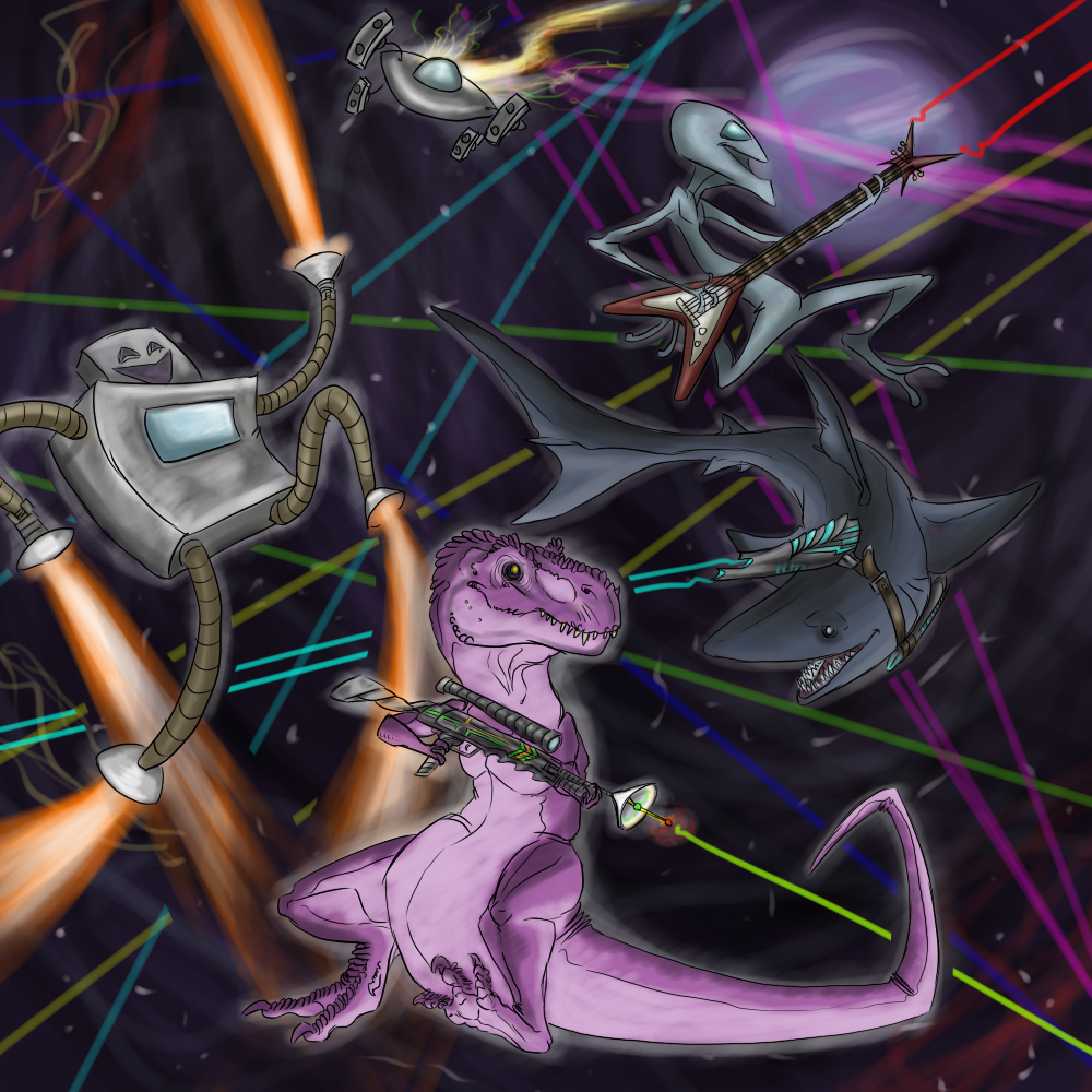 Dinosaur Laser FIGHT