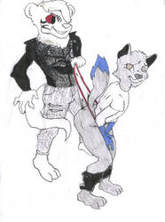 Rufus gets wedgied by waistbandwarrior