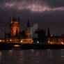 Stormy night over Westminster.