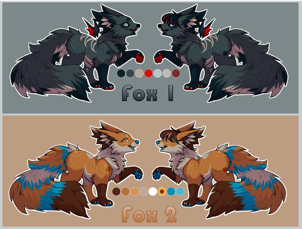 Fox Adaptables Fox Adoptables- SOLD by Mirtilo on DeviantArt