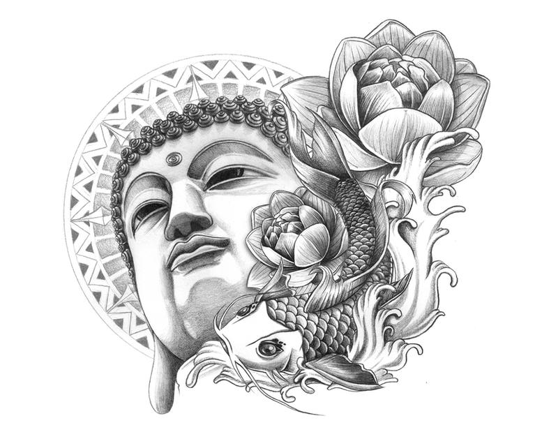 Buddha Tattoo by akosimadz on DeviantArt