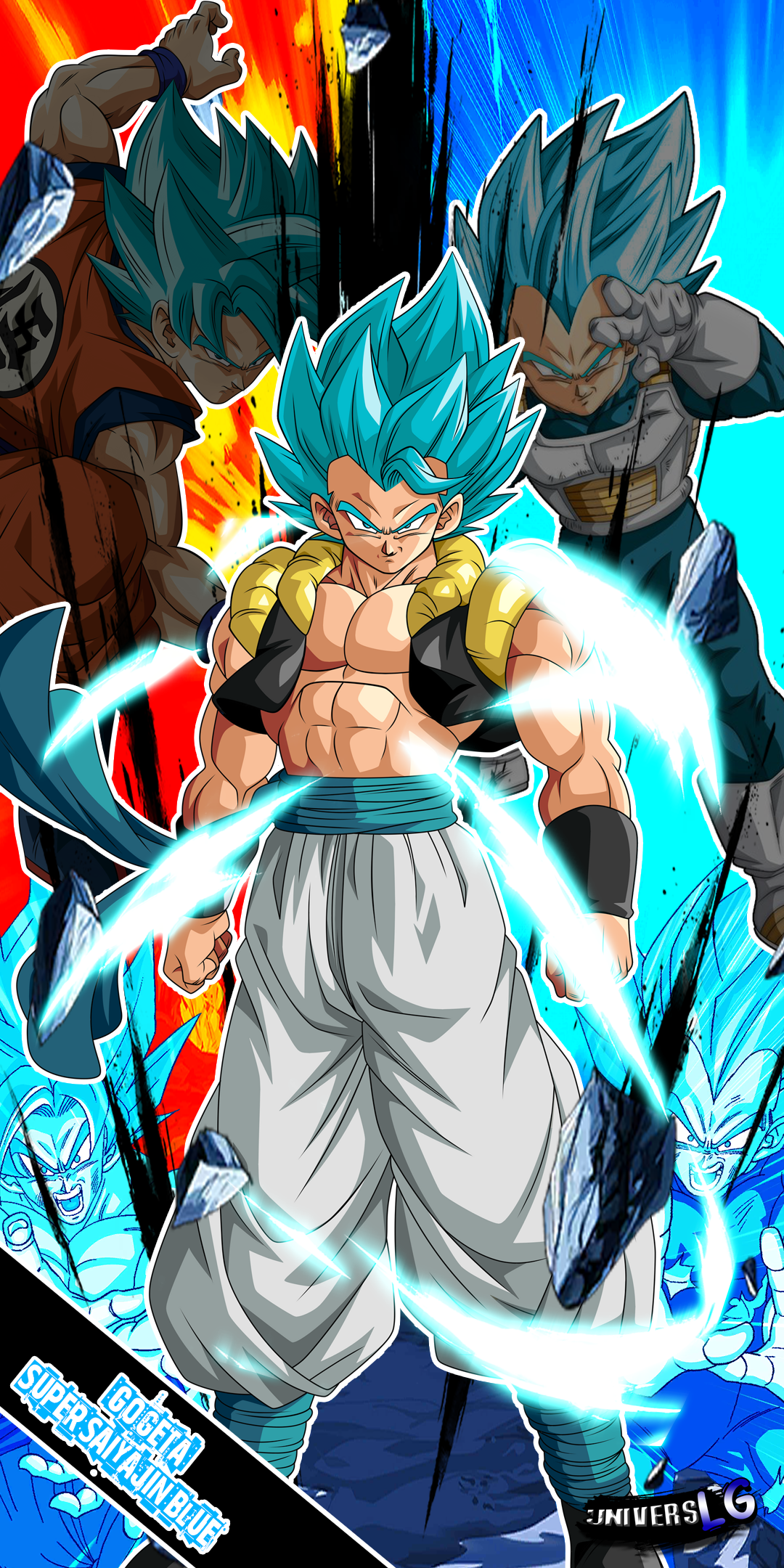 Gogeta ssj blue evolution y Vegetto xeno ssj4 (lm) by davidferres on  DeviantArt