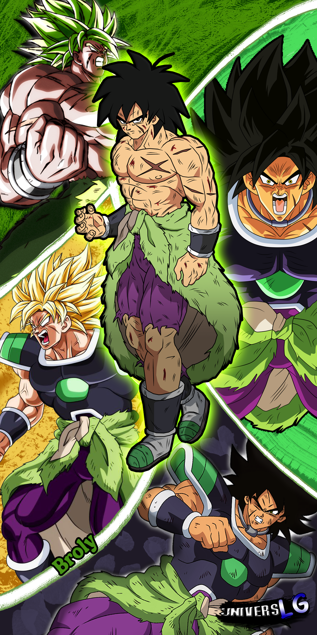 Goku y Vegeta vs Broly by UniversalLG on DeviantArt