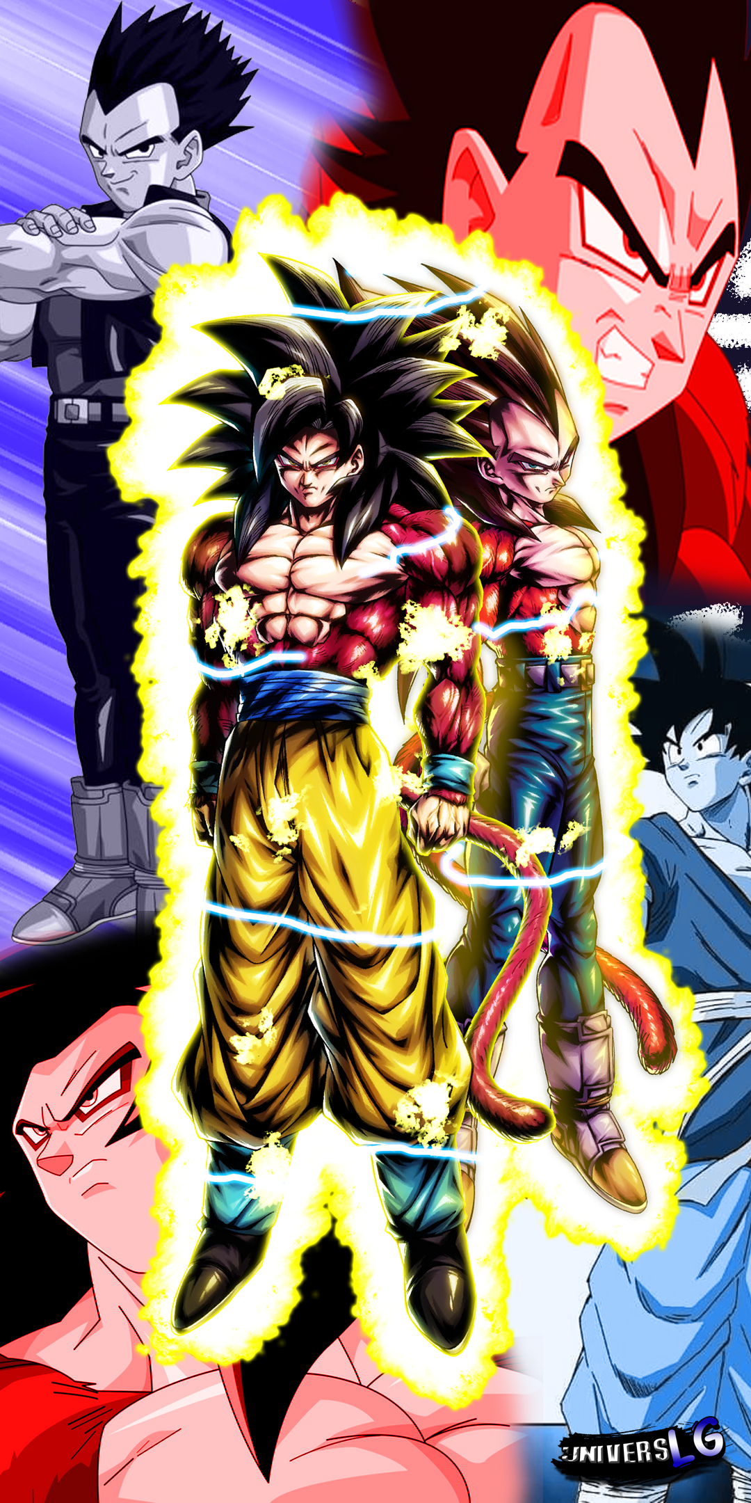 Goku y Vegeta vs Broly by UniversalLG on DeviantArt