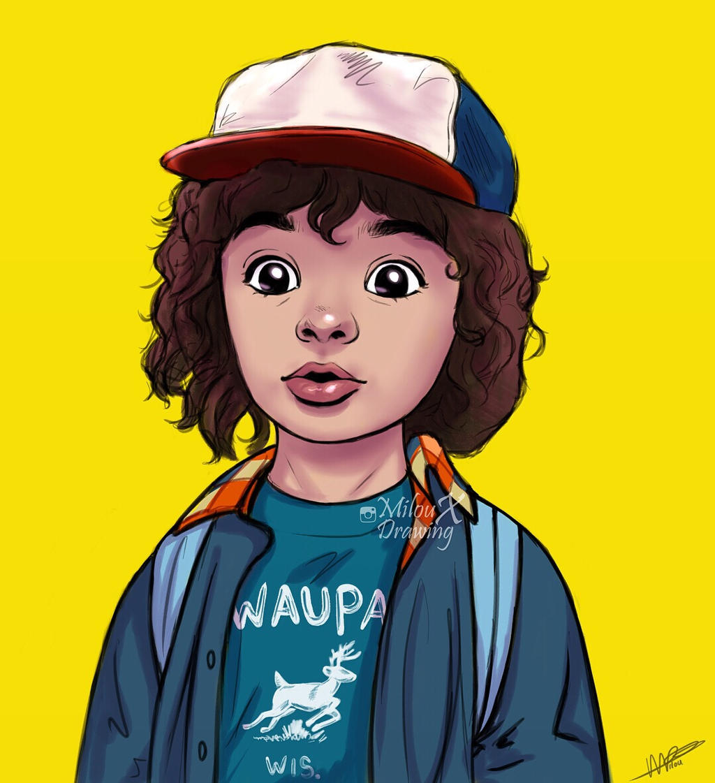 Dustin Stranger Things Drawing By Miloutjexdrawing On Deviantart