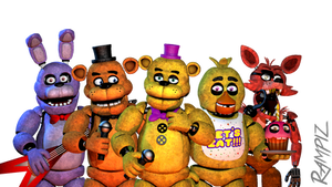 FNaF1 (Not really) animatronics - SFM
