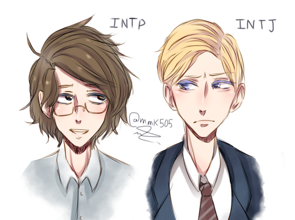 Difference Between Intp Intj By Mmk505 On Deviantart Of Intp And Intj. 