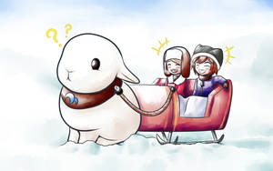 [OC] Bunny Sleigh