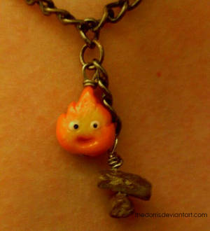 Calcifer Necklace (Howls Moving Castle)