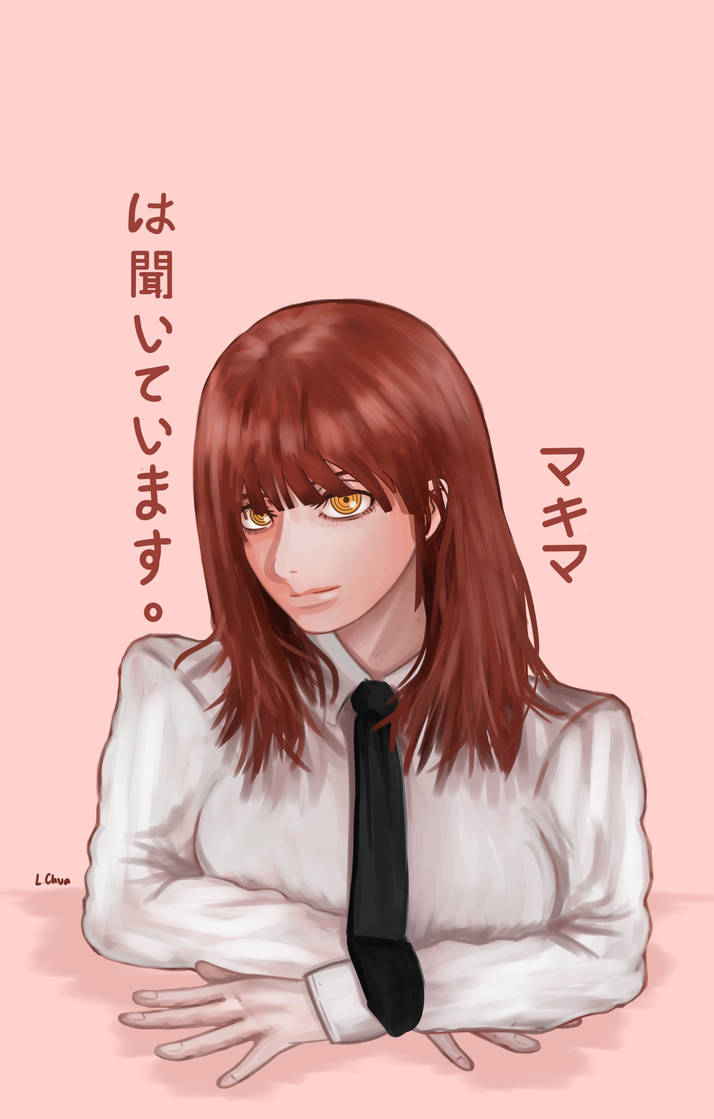 Makima is listening. by Iskovela on DeviantArt