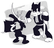 Felix the Cat vs Norakuro