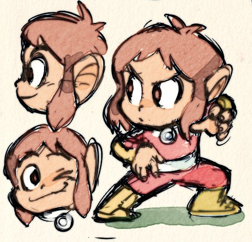 Alex Kidd by MauroFonseca on DeviantArt