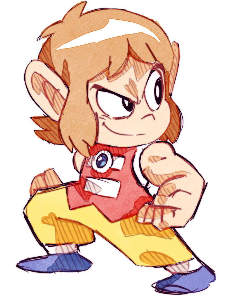Alex the Kidd by MauroFonseca on DeviantArt