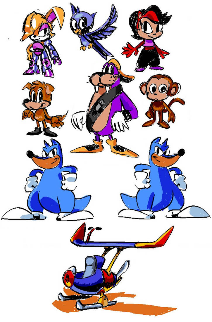 The Inhabitants of Mobius by MauroFonseca on DeviantArt