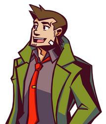 Detective Gumshoe in Ghost Trick Stlye