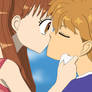 Sana and Akito Kiss