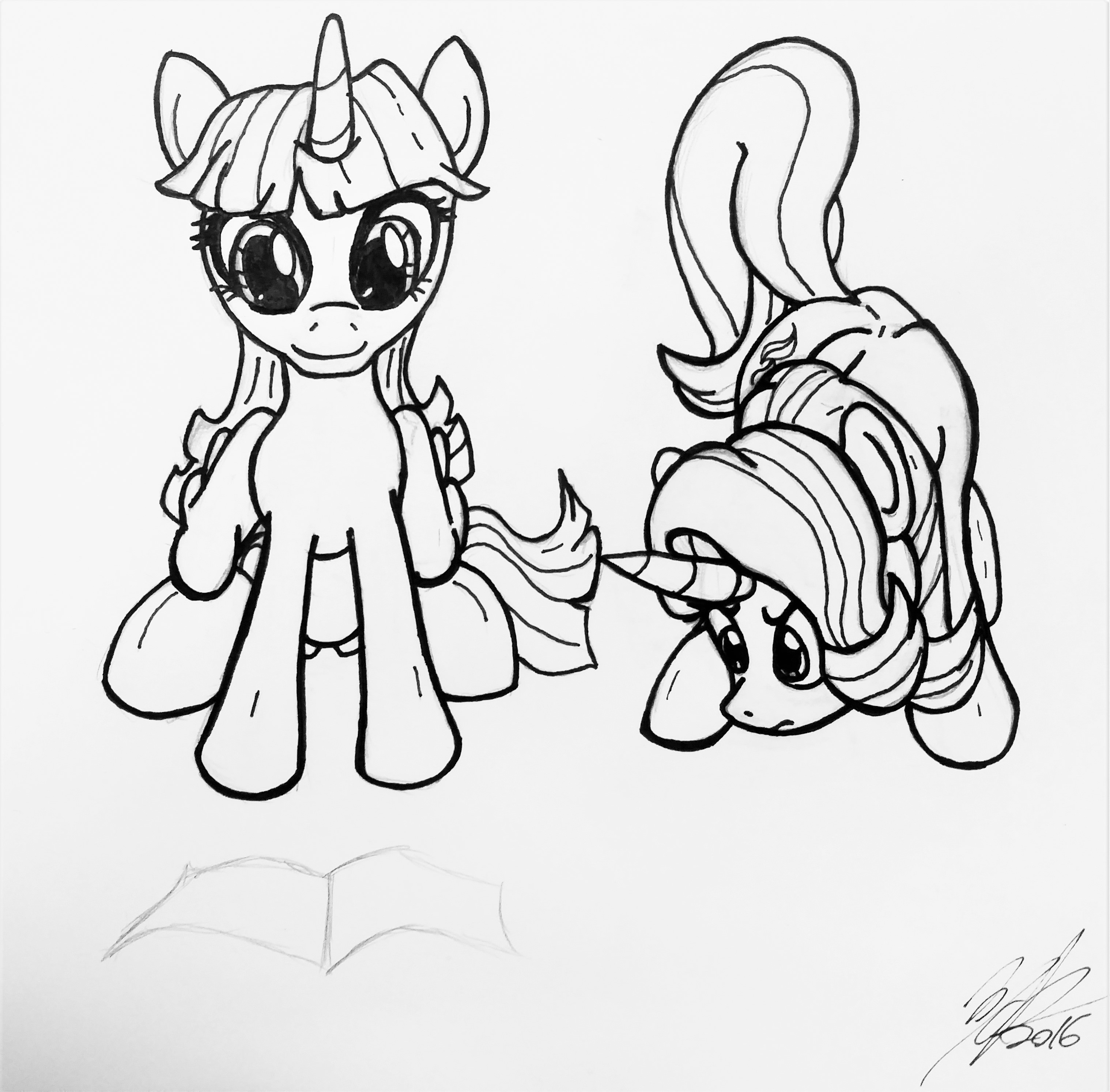 Doodle of twili and Starlight.