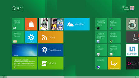 Windows 8 Metro Start Menu