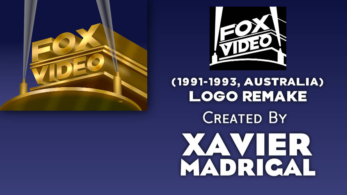 Fox Video 1991 1993 Australia Logo Remake By Xaviermadrigal On Deviantart Fox Video 1991 1993 Australia Logo Remake By Xaviermadrigal On Deviantart