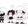 SD of Naruto cs. - pen-draw