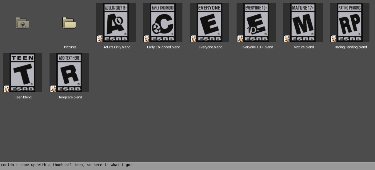 esrb ratings remake by TPHonDeviantArt on DeviantArt