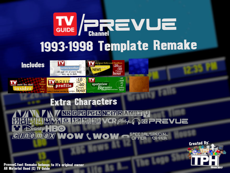 TV Guide/Prevue 19931998 Template Remake by TPHonDeviantArt on DeviantArt TV Guide/Prevue 19931998 Template Remake by TPHonDeviantArt on DeviantArt