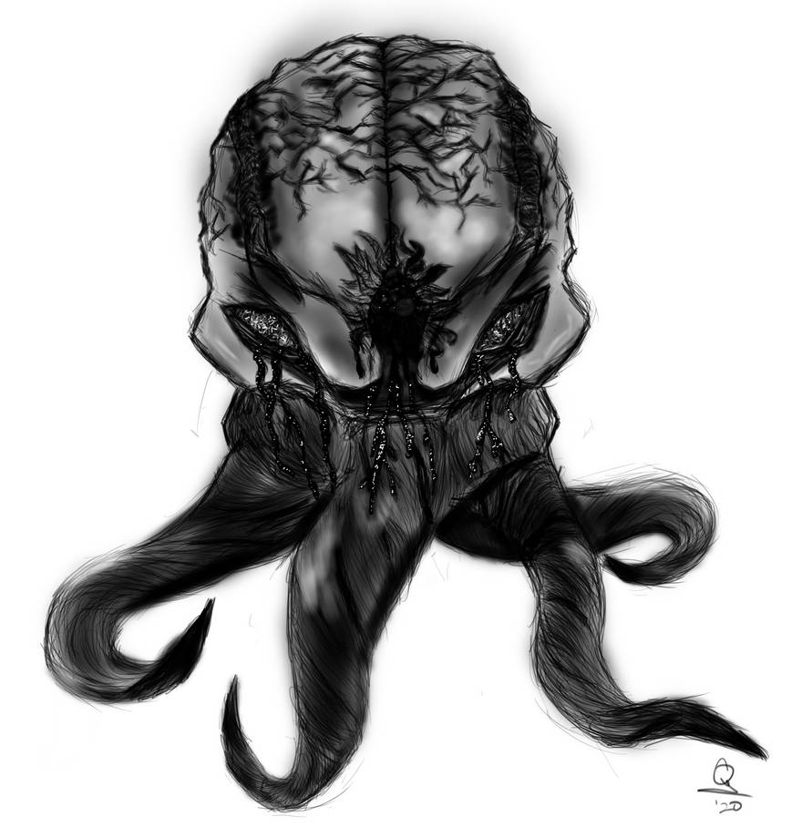 Eldritch Illithid - DnD Portrait Series, 9/16/20 by Quirbles on DeviantArt