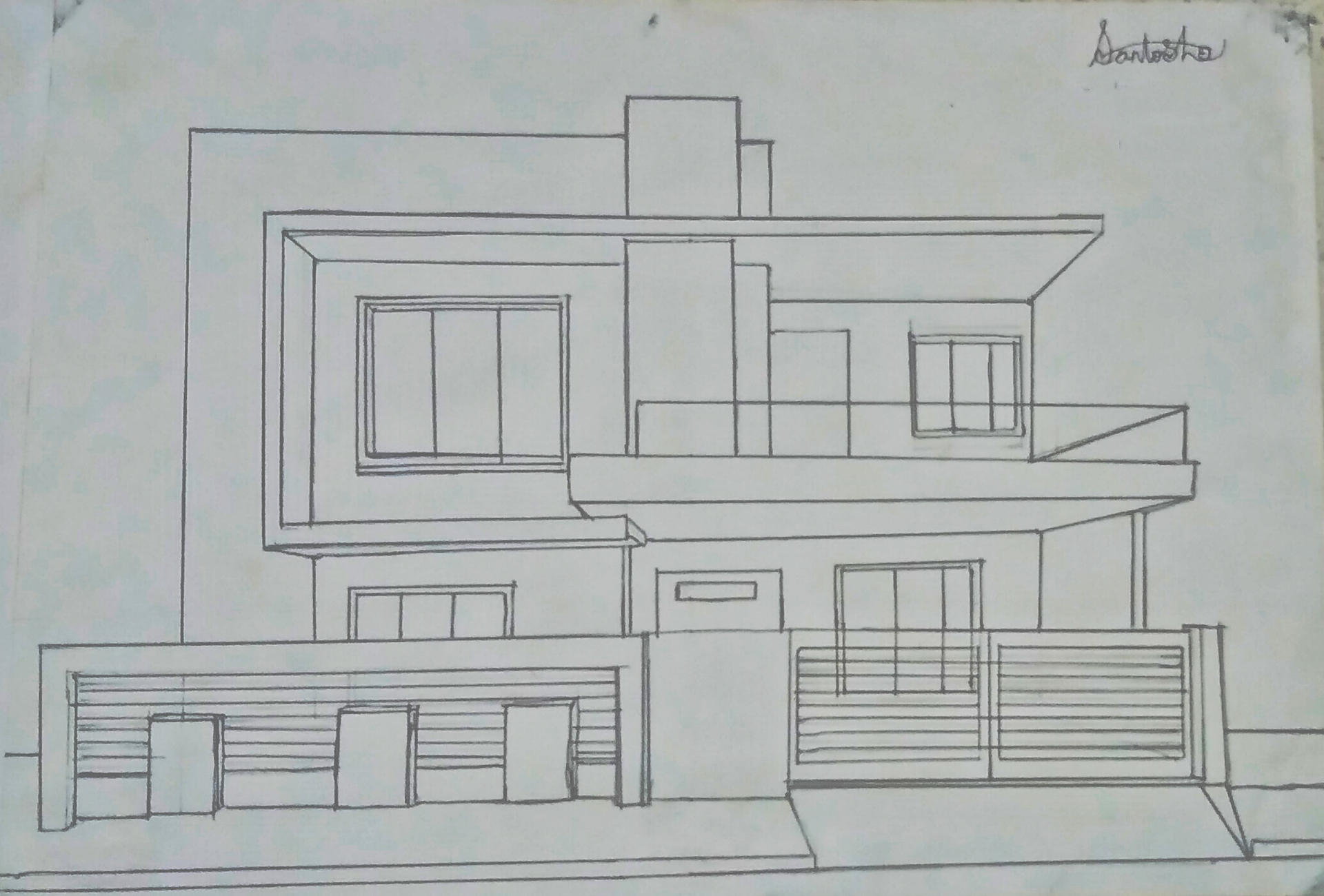 One Point House House one point perspective by beginnerl on DeviantArt