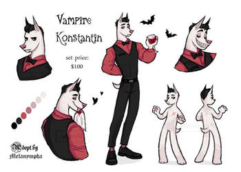 Open adoptable - Vampire Konstantin  by Melanymphaa