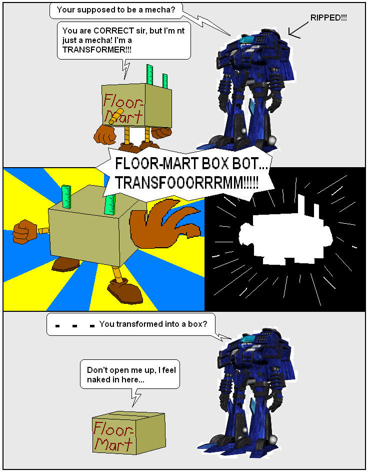 Bot Getting Boxed Box Bot by blackmage20 on DeviantArt