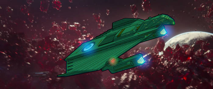 Romulan Graceful Flyer Class V Type 21 Courier