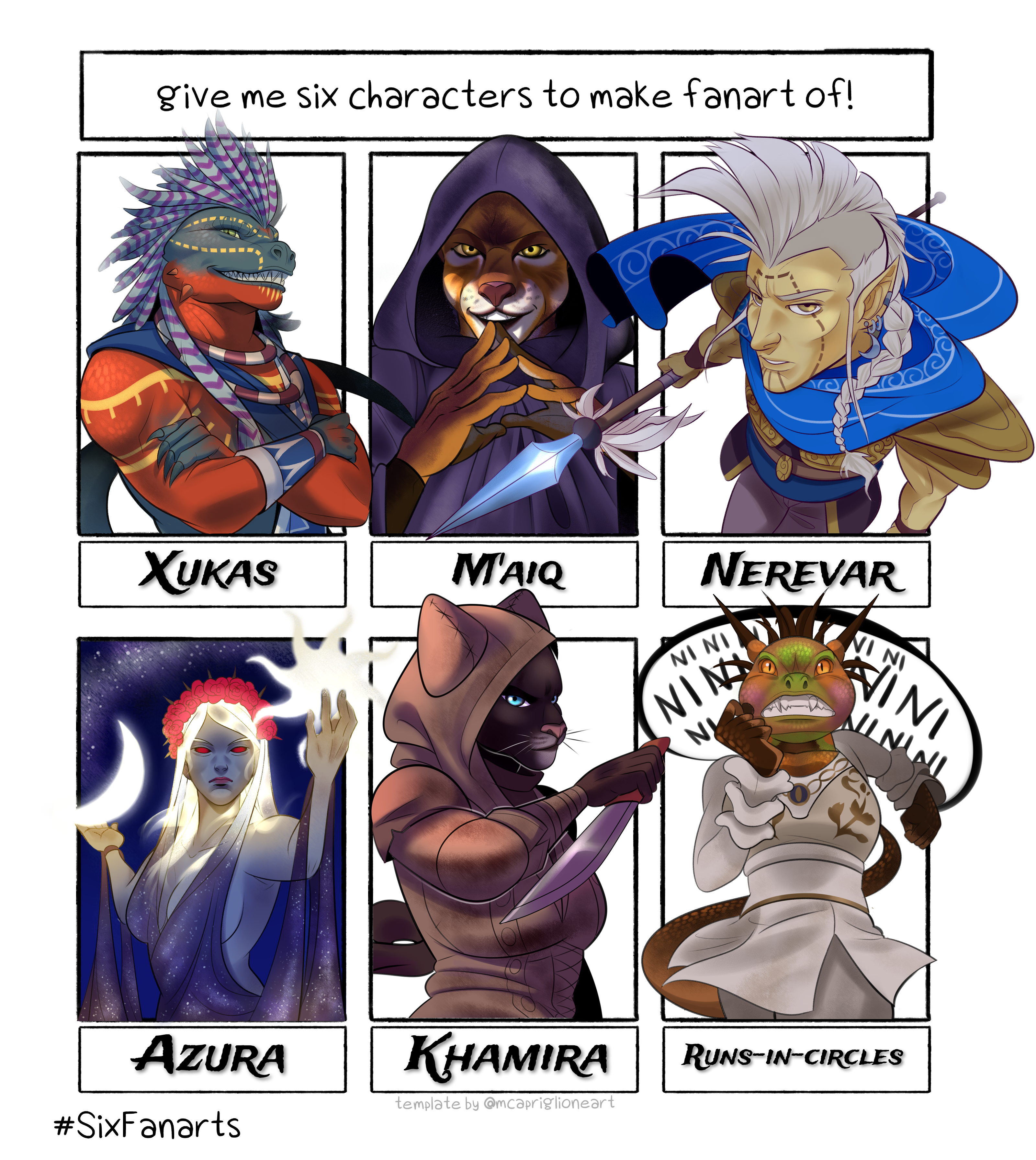 Six Fanarts Challenge - The Elder Scrolls edition