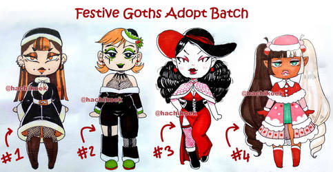 Festive Goths Adopts [OPEN: 3/4]