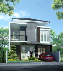 3d rumah tinggal