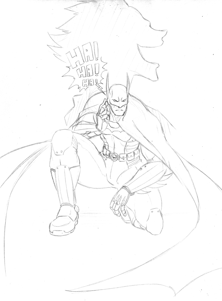 The Dark Night 75th Aniversary SKETCH