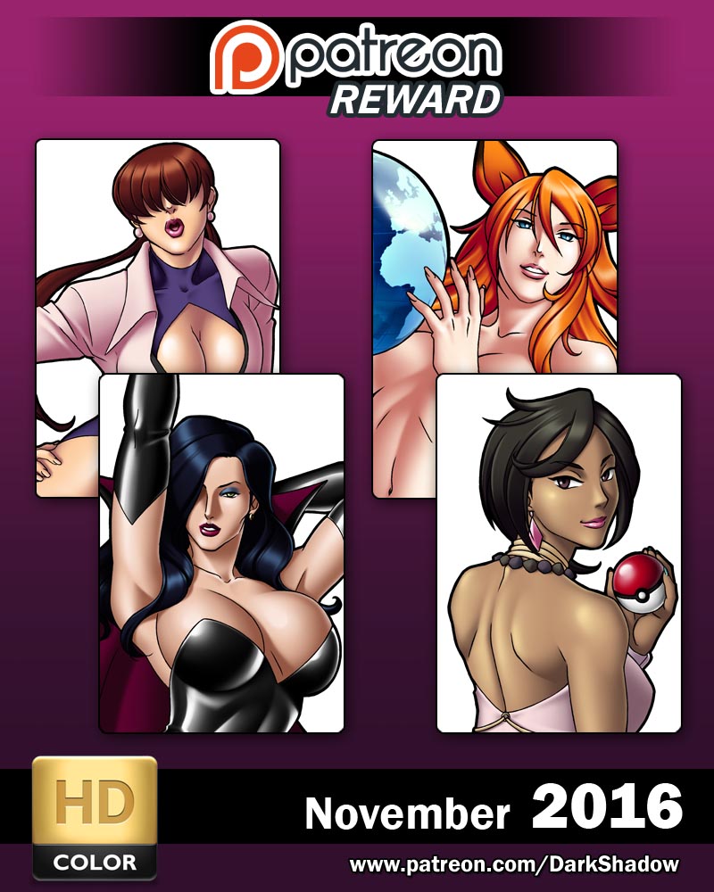 PATREON REWARDS - 2016 November