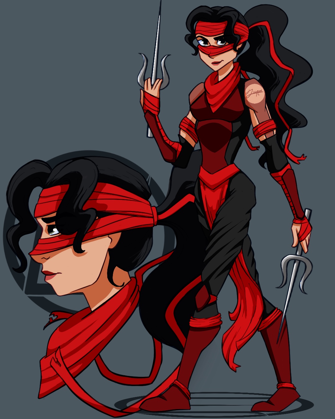 Elektra by JuanPiTH on DeviantArt