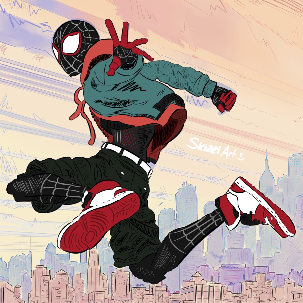 Spider-Man Miles Morales (Artwork by me) : r/Marvel