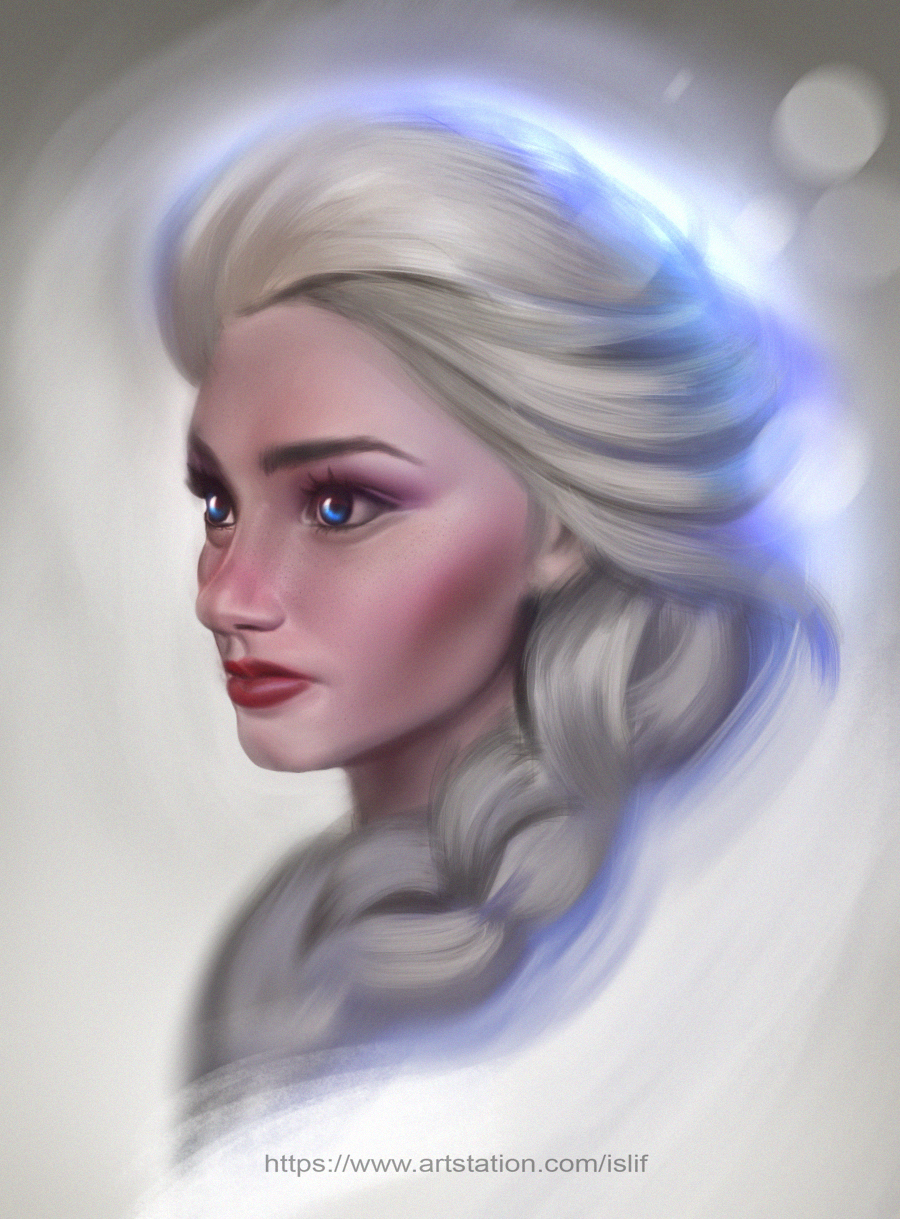 Elsa Portrait by iSlifer on DeviantArt