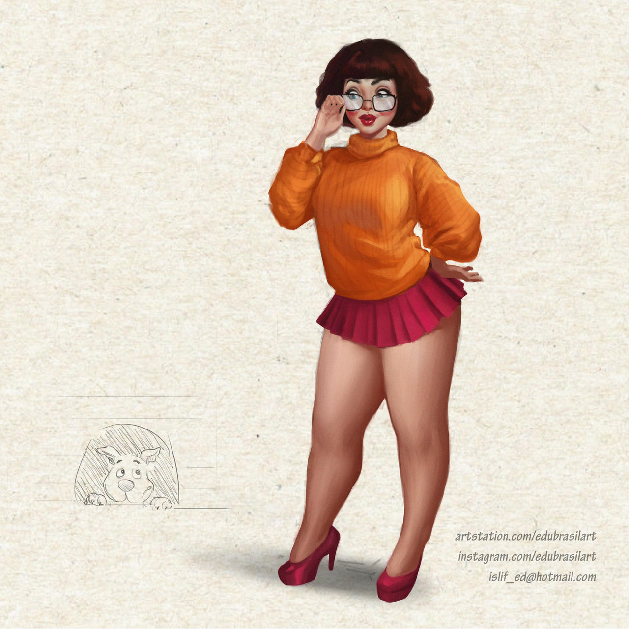 ArtStation - Velma Dinkley - Scooby-Doo