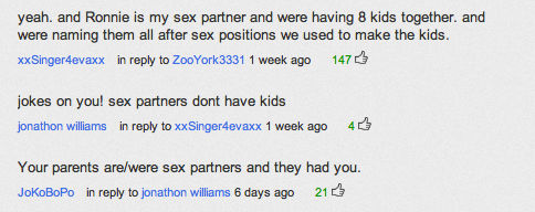 Stupid/Funny Youtube Comment I found