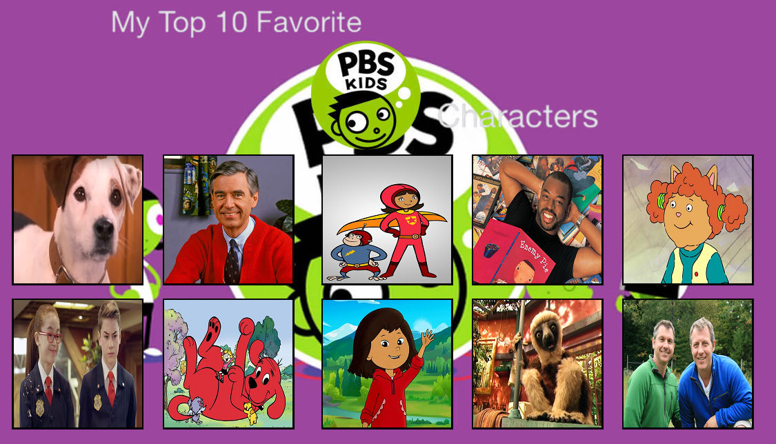 My Top 10 Favorite PBS Kids Characters by TheDauphine on DeviantArt