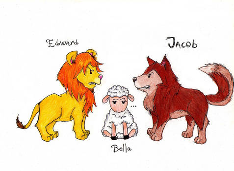 Edward Vs Jacob-a color-