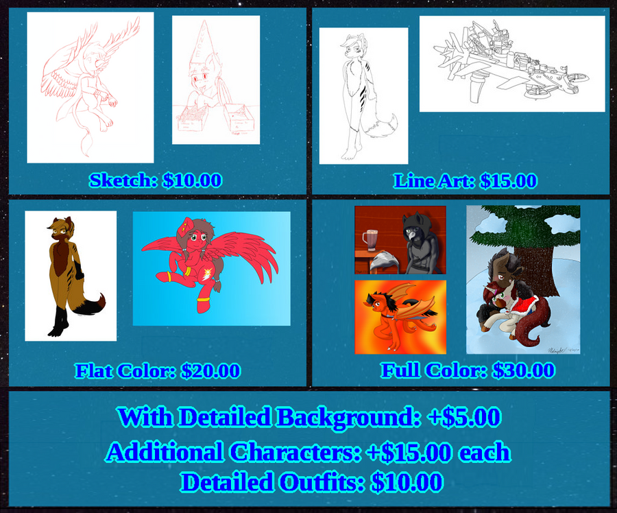 Commission Price Info (Updated/OPEN) by MidnightFire1222 Commission Price Info (Updated/OPEN) by MidnightFire1222