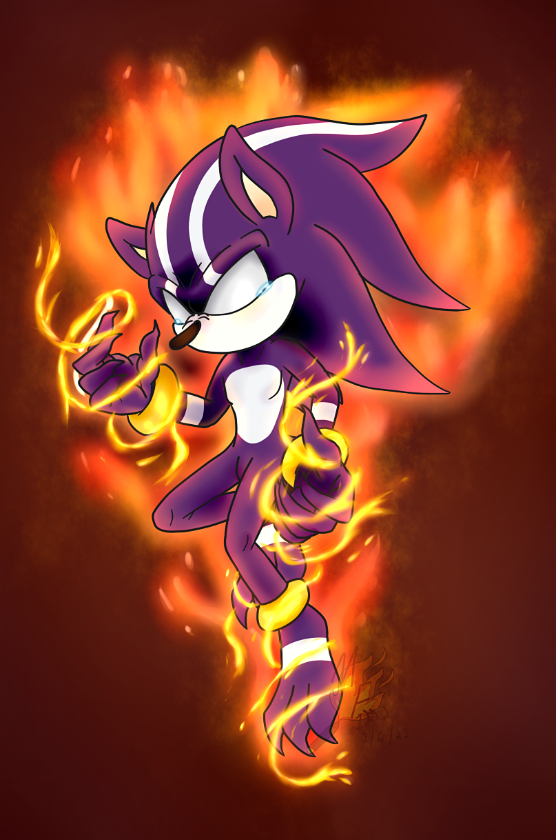 Gift: Darkspine Sonic by MidnightFire1222 on DeviantArt