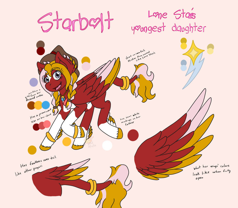 Starbolt, Lone star's youngest daughter