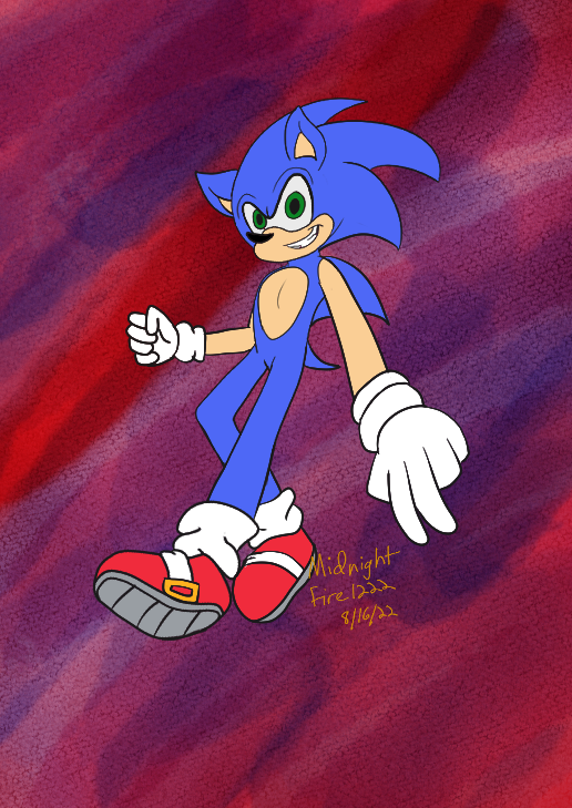 Gift: Darkspine Sonic by MidnightFire1222 on DeviantArt