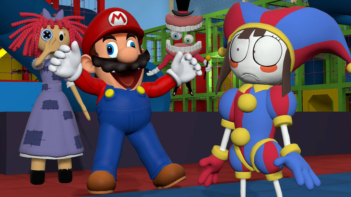 Mario Amazing If Mario Was In The Amazing Digital Circus by NickTheHedgehog1 on ...