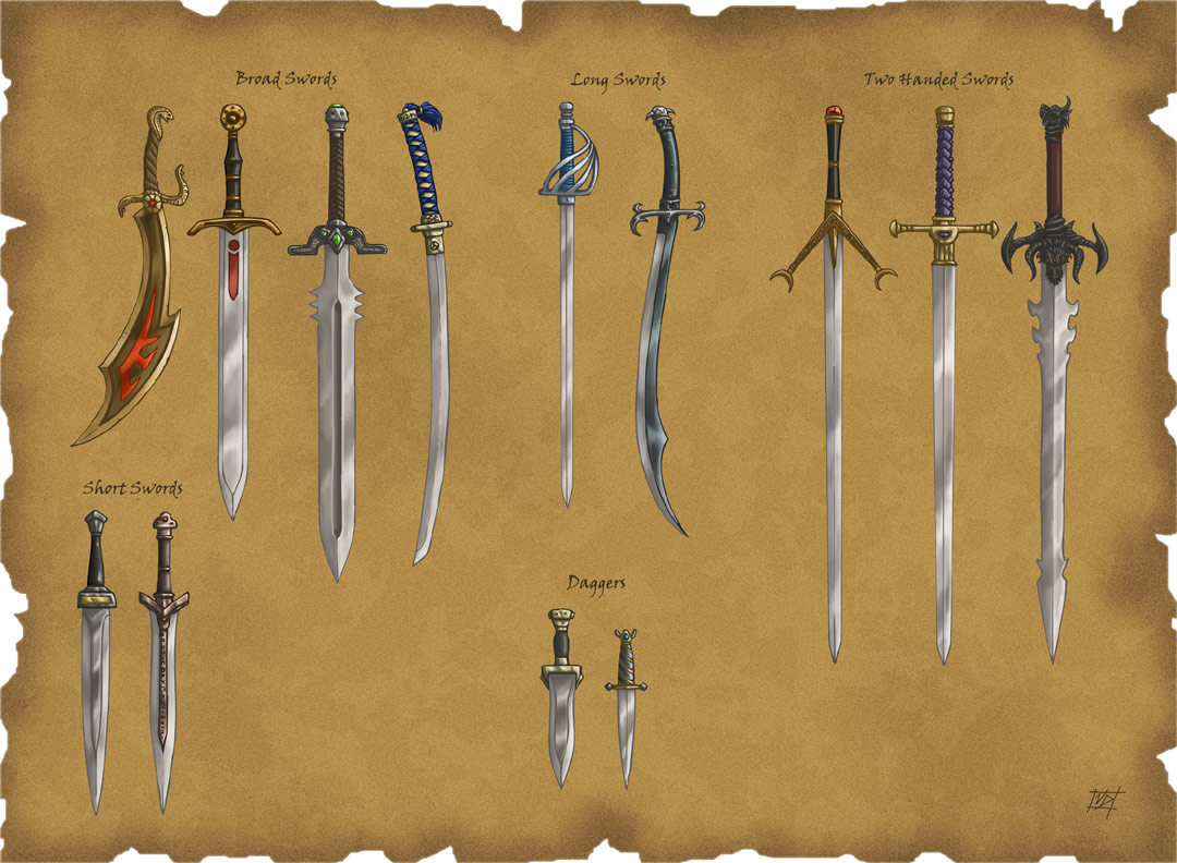 Sword Deviantart DS: Swords by willowWISP on DeviantArt